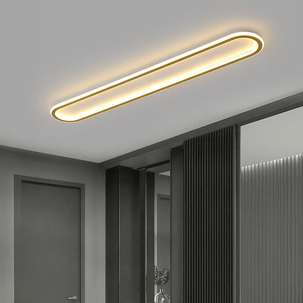 Long Ceiling Light for Corridor Aisle Modern Design-Lighting > Ceiling Lights-casanuva-Gold-D60*H5CM-28W-Warm Light-casanuva