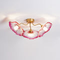 Lotus Leaf Glass Ceiling Light Vintage Design-Lighting > Ceiling Lights-casanuva-casanuva