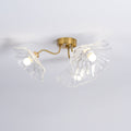 Lotus Leaf Glass Ceiling Light Vintage Design-Lighting > Ceiling Lights-casanuva-casanuva