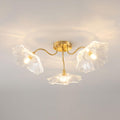 Lotus Leaf Glass Ceiling Light Vintage Design-Lighting > Ceiling Lights-casanuva-casanuva