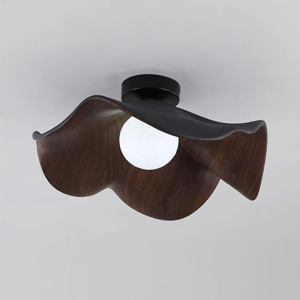Lotus Leaf Pendant Light with LED Illumination-Lighting > Pendant Lights-casanuva-casanuva