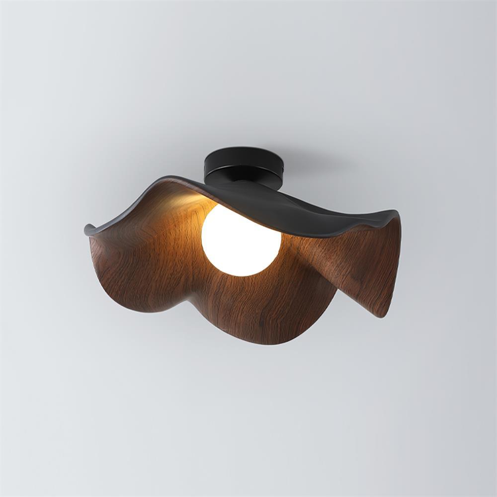 Lotus Leaf Pendant Light with LED Illumination-Lighting > Pendant Lights-casanuva-casanuva