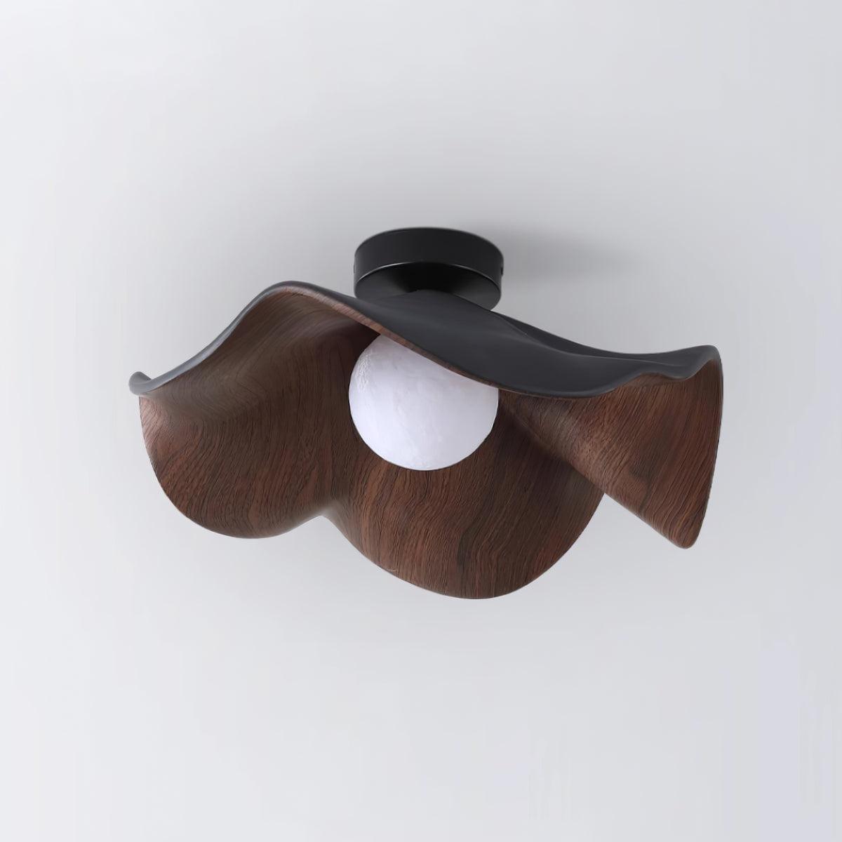 Lotus Leaf Pendant Light with LED Illumination-Lighting > Pendant Lights-casanuva-casanuva