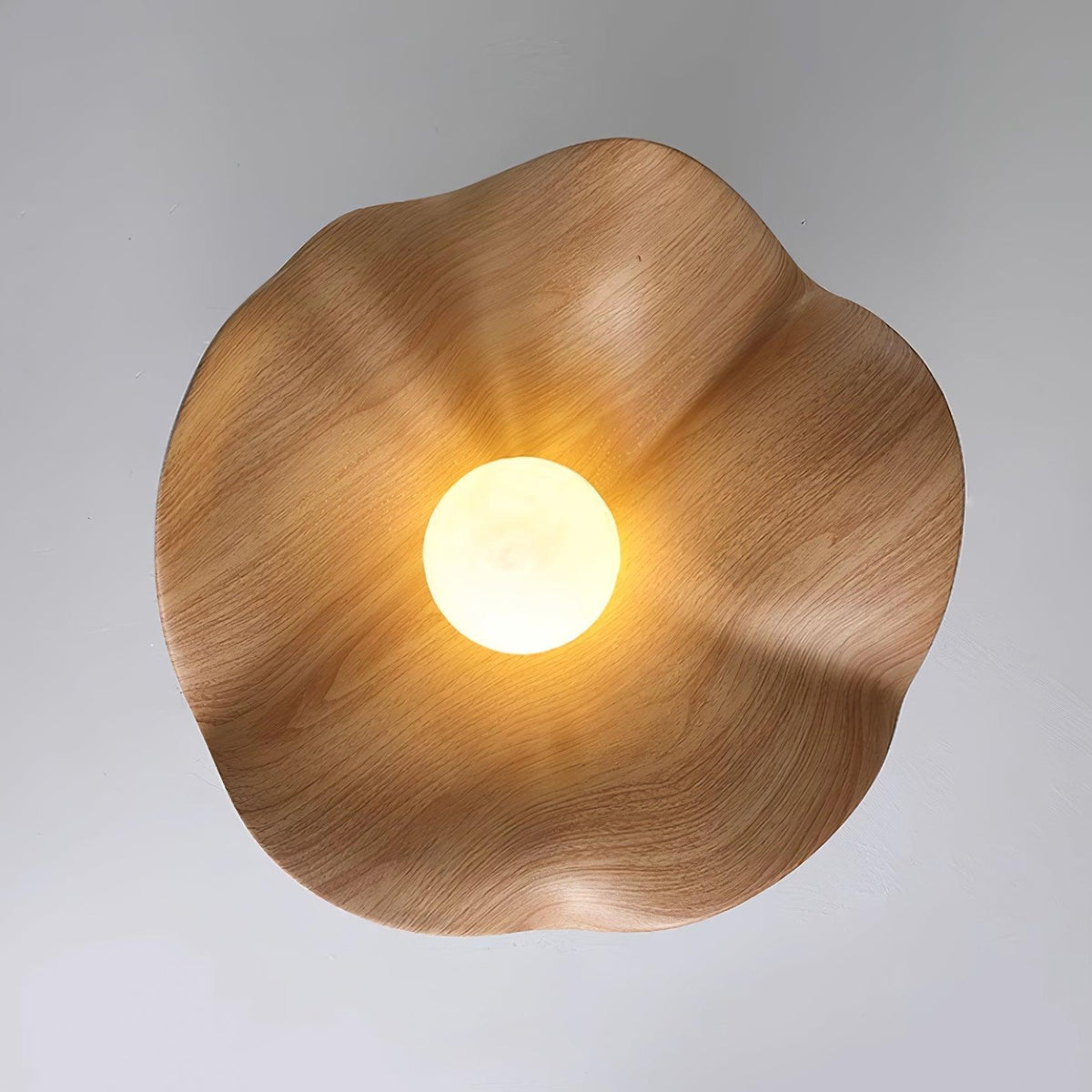 Lotus Leaf Pendant Light with LED Illumination-Lighting > Pendant Lights-casanuva-casanuva