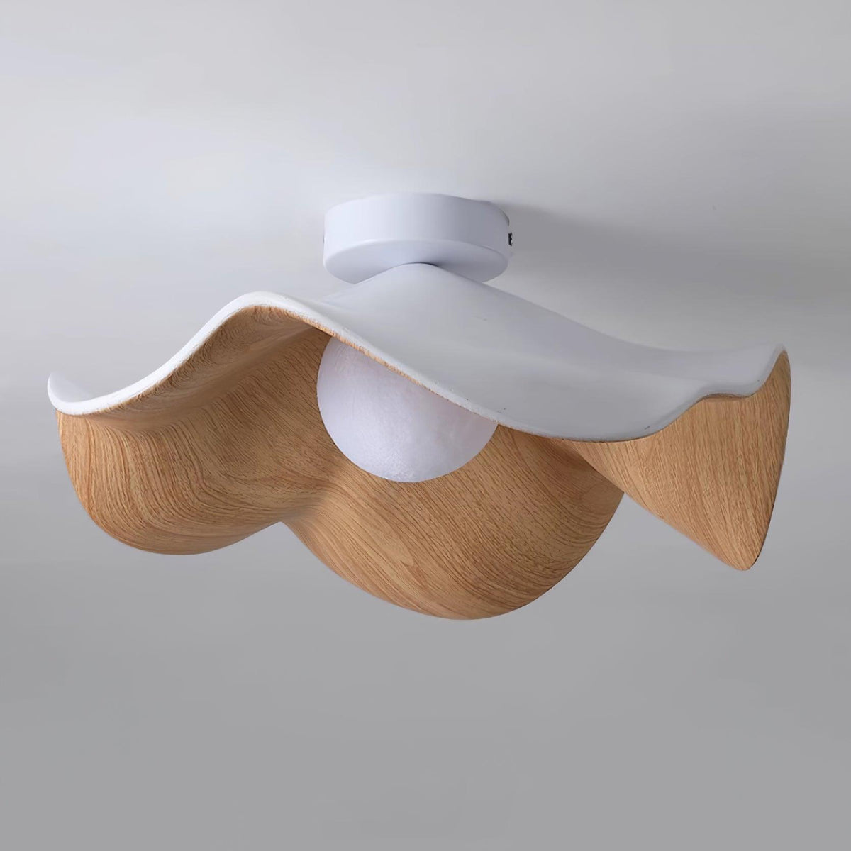 Lotus Leaf Pendant Light with LED Illumination-Lighting > Pendant Lights-casanuva-casanuva