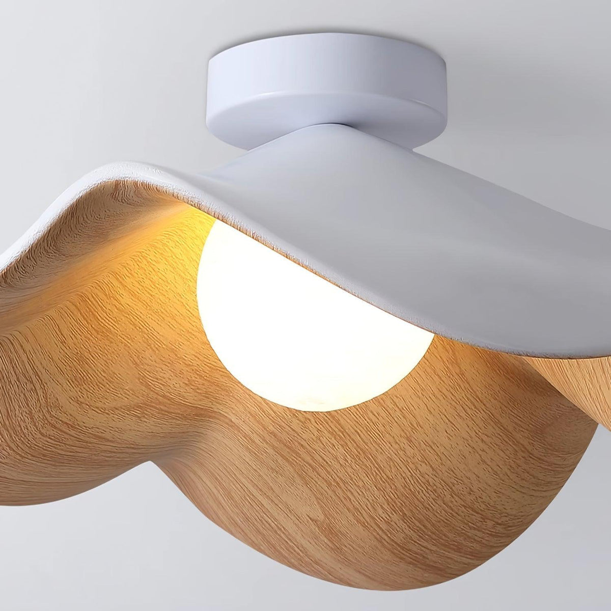 Lotus Leaf Pendant Light with LED Illumination-Lighting > Pendant Lights-casanuva-casanuva