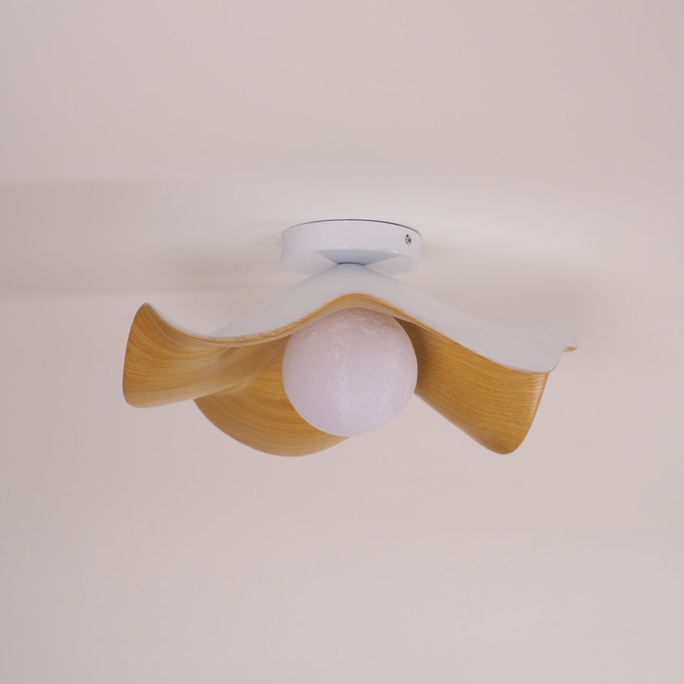 Lotus Leaf Pendant Light with LED Illumination-Lighting > Pendant Lights-casanuva-casanuva