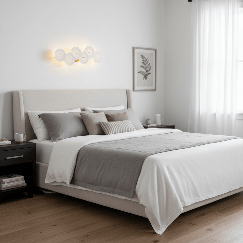 Lotus Petal LED Wall Lamp-Lighting > Wall Lights-casanuva-casanuva
