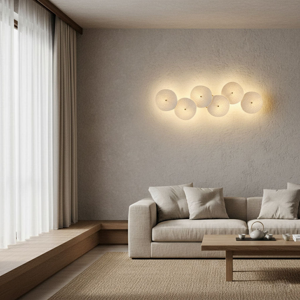 Lotus Petal LED Wall Lamp-Lighting > Wall Lights-casanuva-casanuva