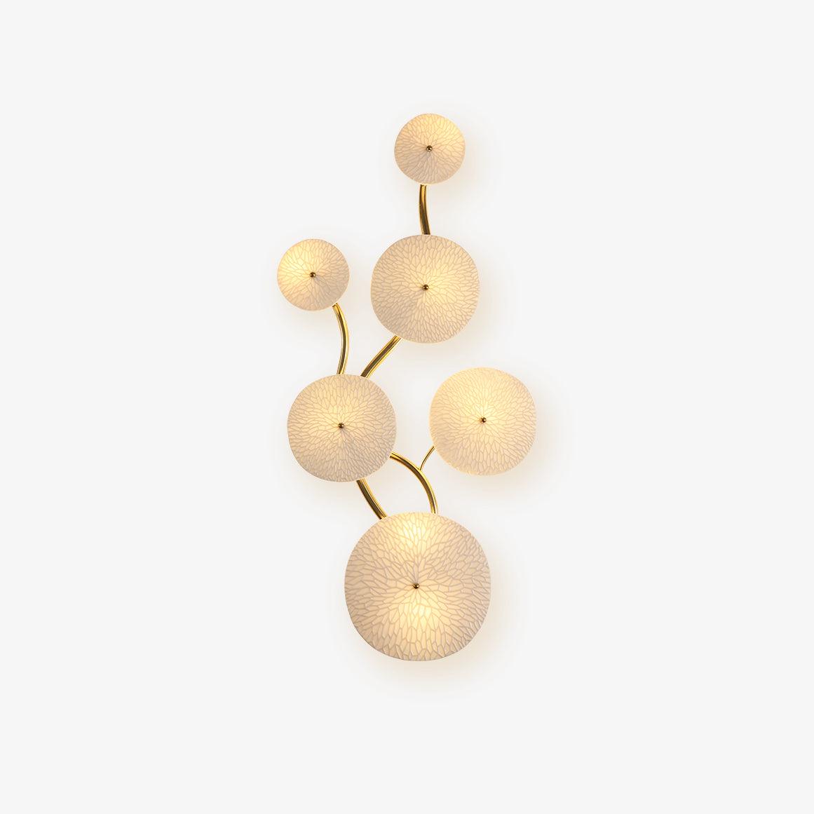 Lotus Petal LED Wall Lamp-Lighting > Wall Lights-casanuva-casanuva