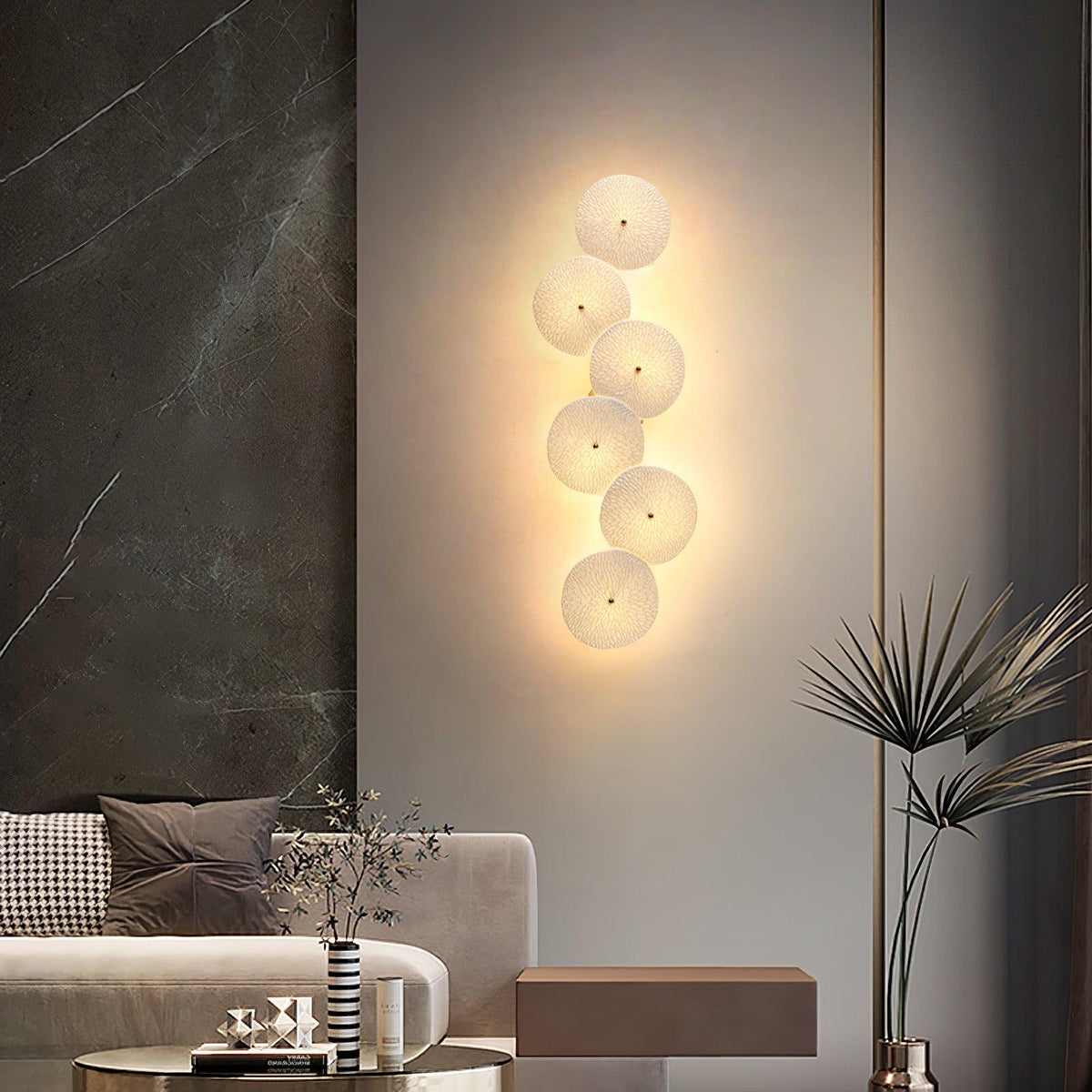 Lotus Petal LED Wall Lamp-Lighting > Wall Lights-casanuva-casanuva