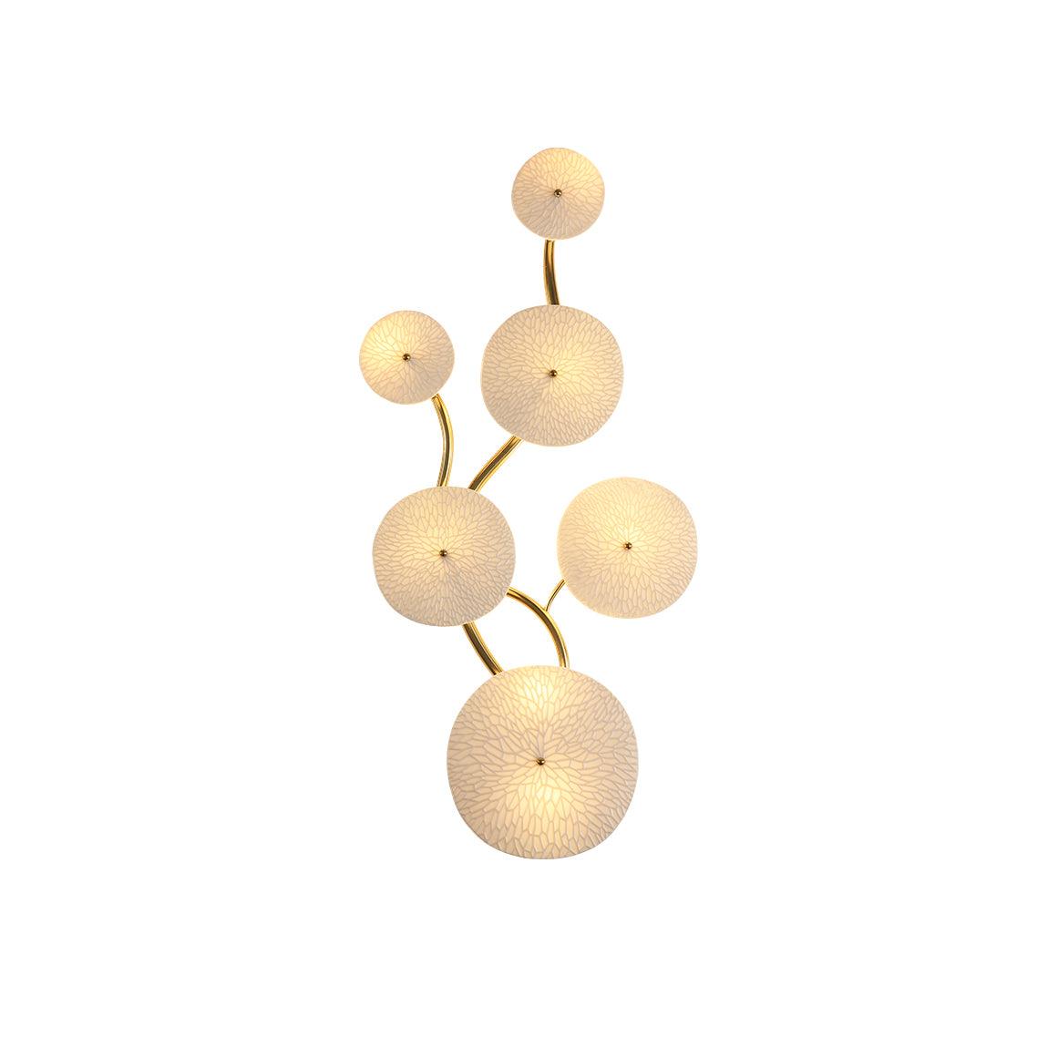 Lotus Petal LED Wall Lamp-Lighting > Wall Lights-casanuva-casanuva