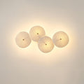 Lotus Petal LED Wall Lamp-Lighting > Wall Lights-casanuva-50cmx28cm-Gold & White Ceramic-casanuva