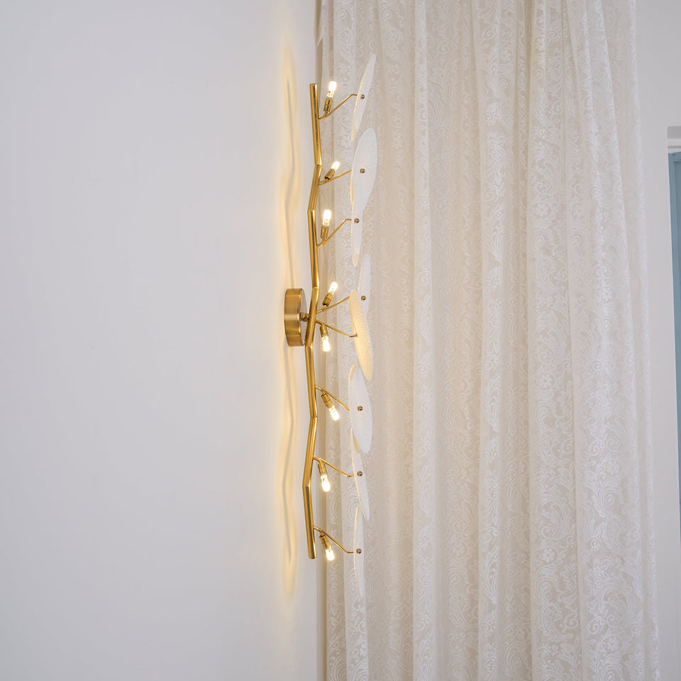 Lotus Petal LED Wall Lamp-Lighting > Wall Lights-casanuva-casanuva