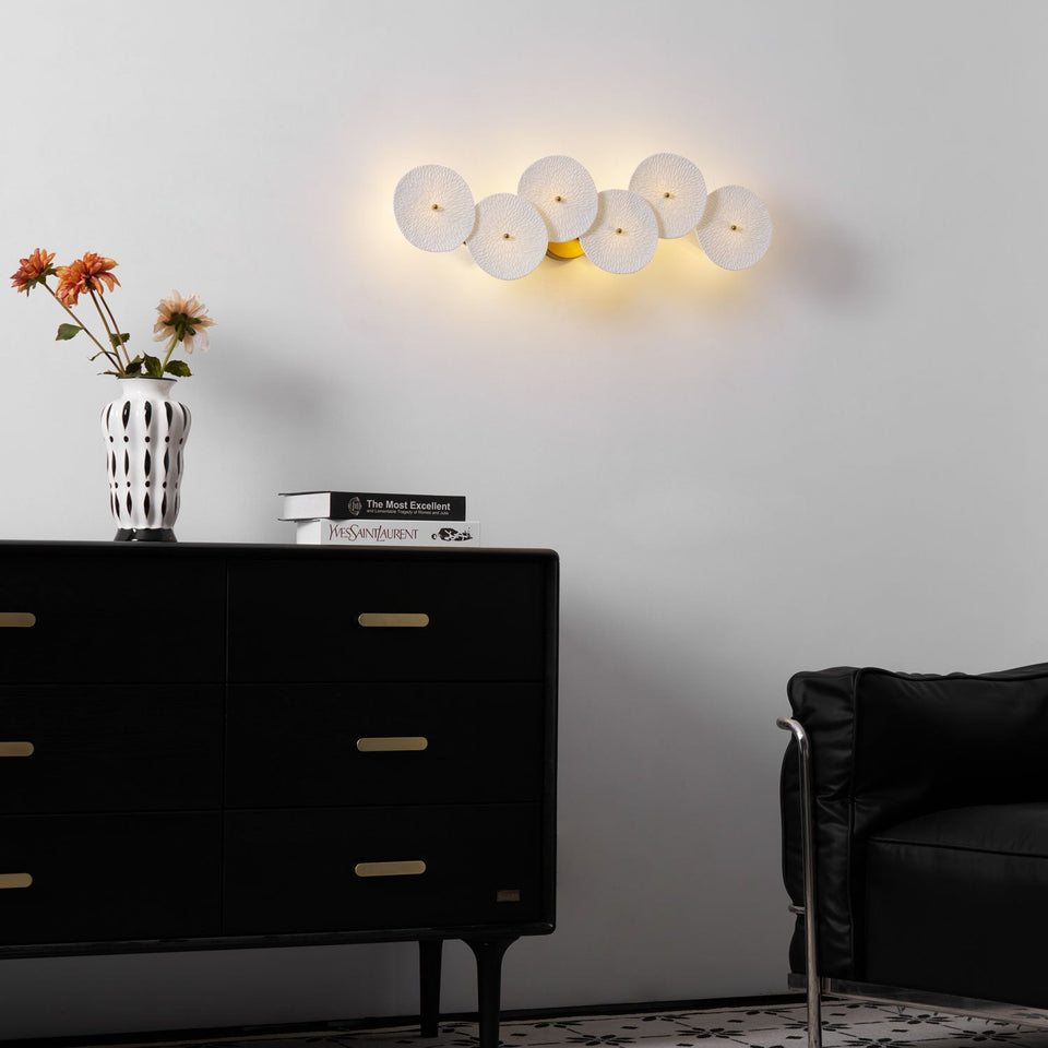 Lotus Petal LED Wall Lamp-Lighting > Wall Lights-casanuva-casanuva