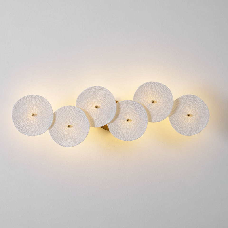 Lotus Petal LED Wall Lamp-Lighting > Wall Lights-casanuva-casanuva