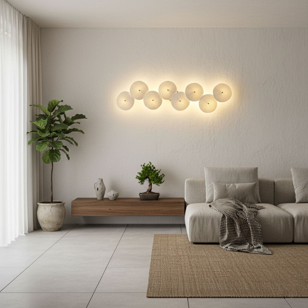 Lotus Petal LED Wall Lamp-Lighting > Wall Lights-casanuva-casanuva
