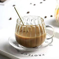 Luxe Glass Mug Set Handmade Coffee Mugs for Stylish Moments-Kitchen & Dining > Tableware-casanuva-casanuva