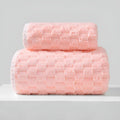 Luxury Bath Towel Set Soft Polar Comfort for a Stylish Bathroom-Bedding & Bath > Bath Towels-casanuva-Pink-35 × 75 cm + 85 × 150 cm-casanuva