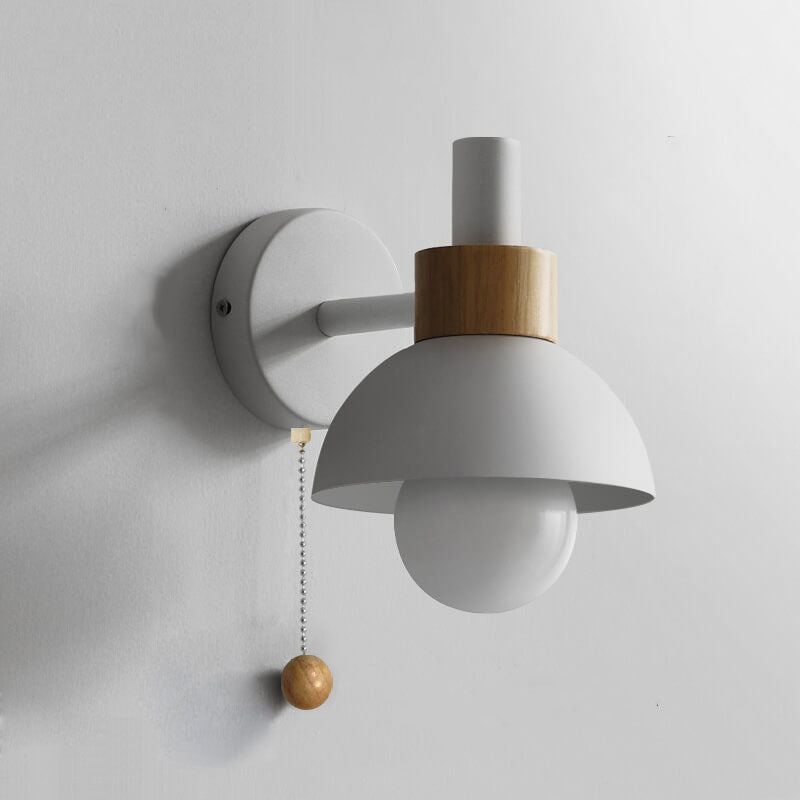 Macaron Globe 1-Light Wall Sconce Lamp-Lighting > Wall Lights-casanuva-casanuva