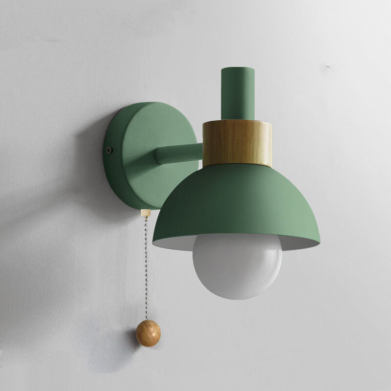 Macaron Globe 1-Light Wall Sconce Lamp-Lighting > Wall Lights-casanuva-casanuva