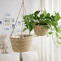 Macrame Plant Hanger Hand-Knotted Rustic Cord for Orchids and Houseplants-Home Decor > Decorative Accessories-casanuva-casanuva