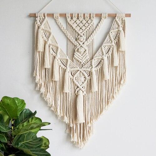 Macramé Wall Tapestry Bohemian Home Decor-Home Decor > Decorative Accessories-casanuva-Wall Hanging-casanuva