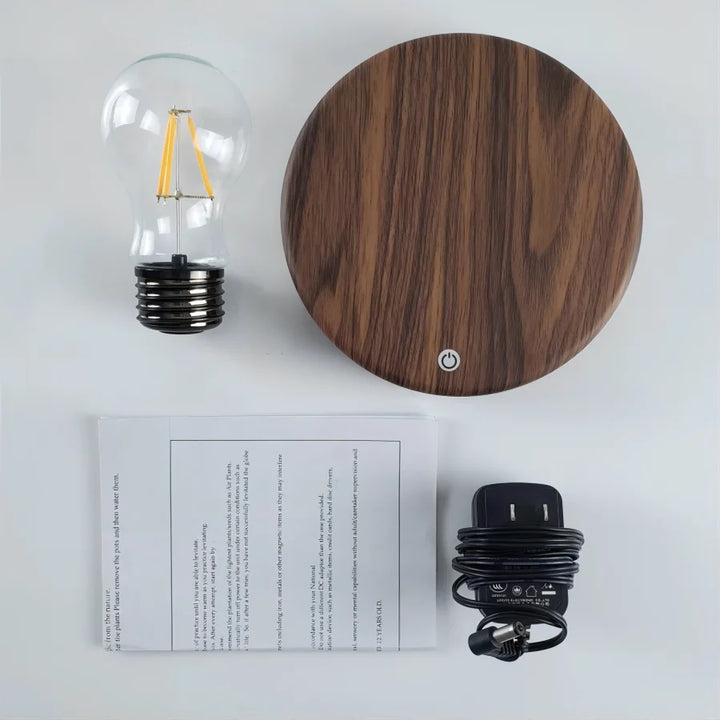 Magnetic Levitating Light Bulb Decorative Table Lamp-Lighting > Table Lamps-casanuva-casanuva