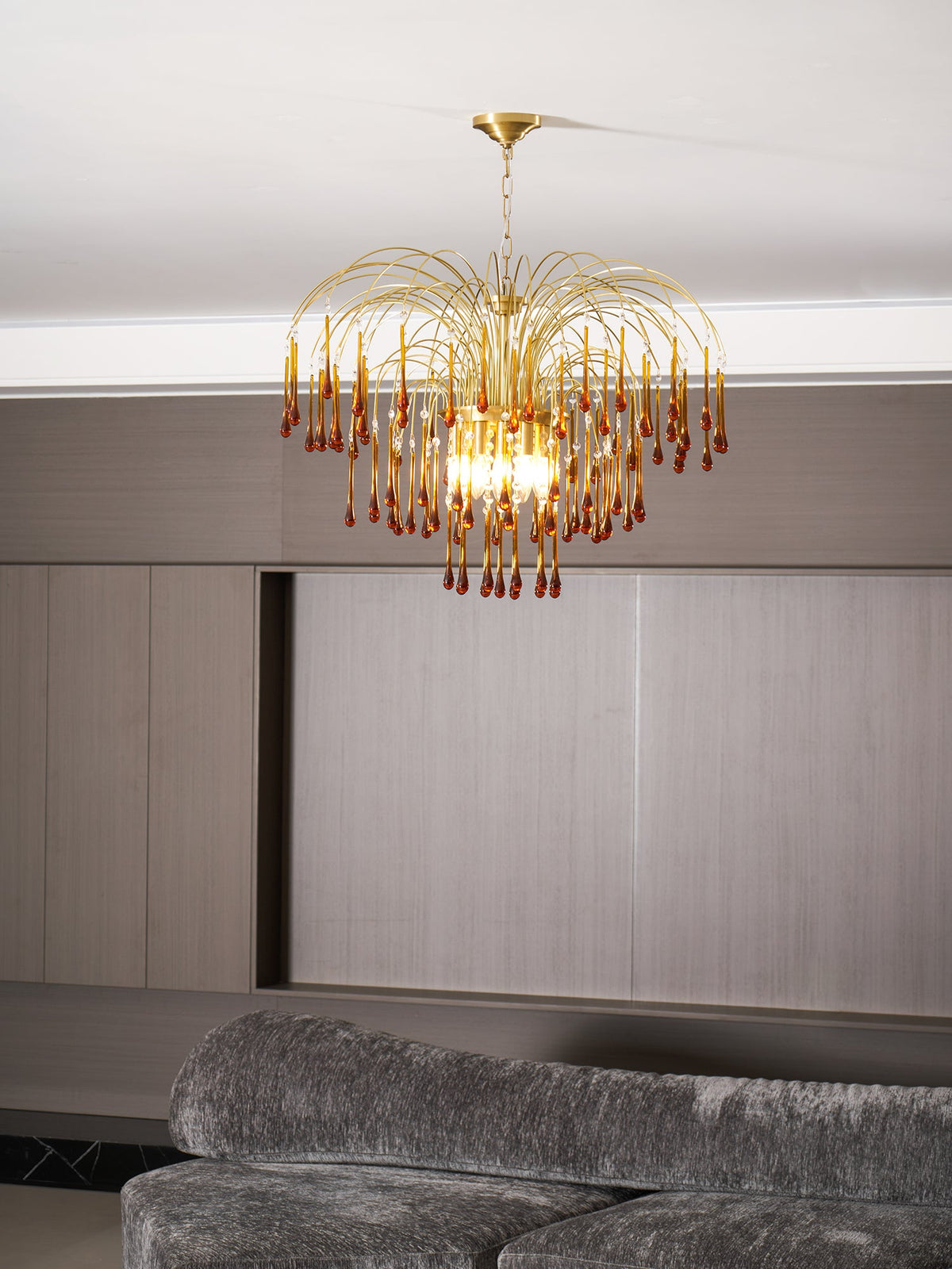 Maltose Crystal Chandelier Lighting Fixture-Lighting > Chandeliers & Pendant Lights-casanuva-casanuva