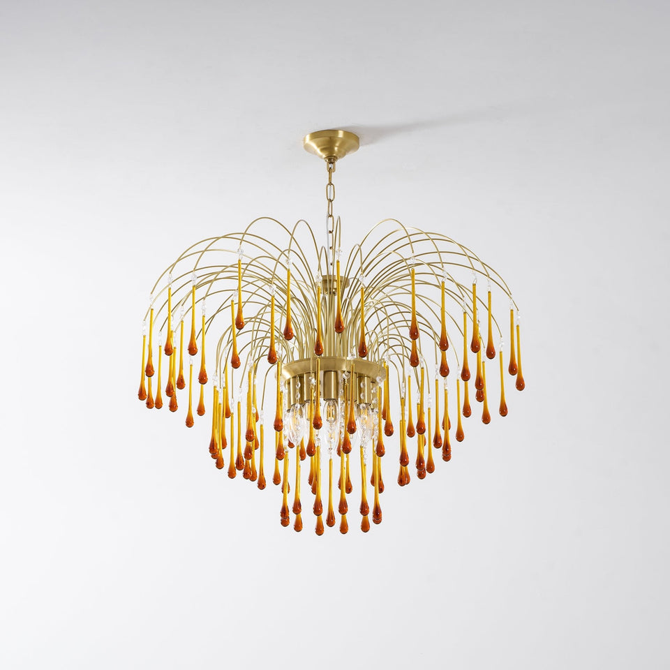 Maltose Crystal Chandelier Lighting Fixture-Lighting > Chandeliers & Pendant Lights-casanuva-casanuva