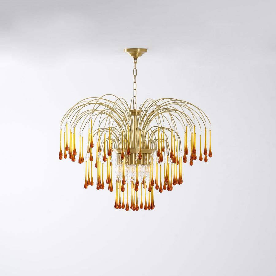 Maltose Crystal Chandelier Lighting Fixture-Lighting > Chandeliers & Pendant Lights-casanuva-casanuva