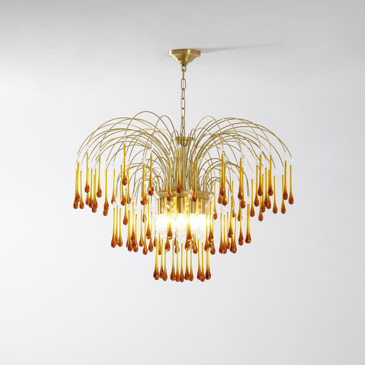 Maltose Crystal Chandelier Lighting Fixture-Lighting > Chandeliers & Pendant Lights-casanuva-casanuva