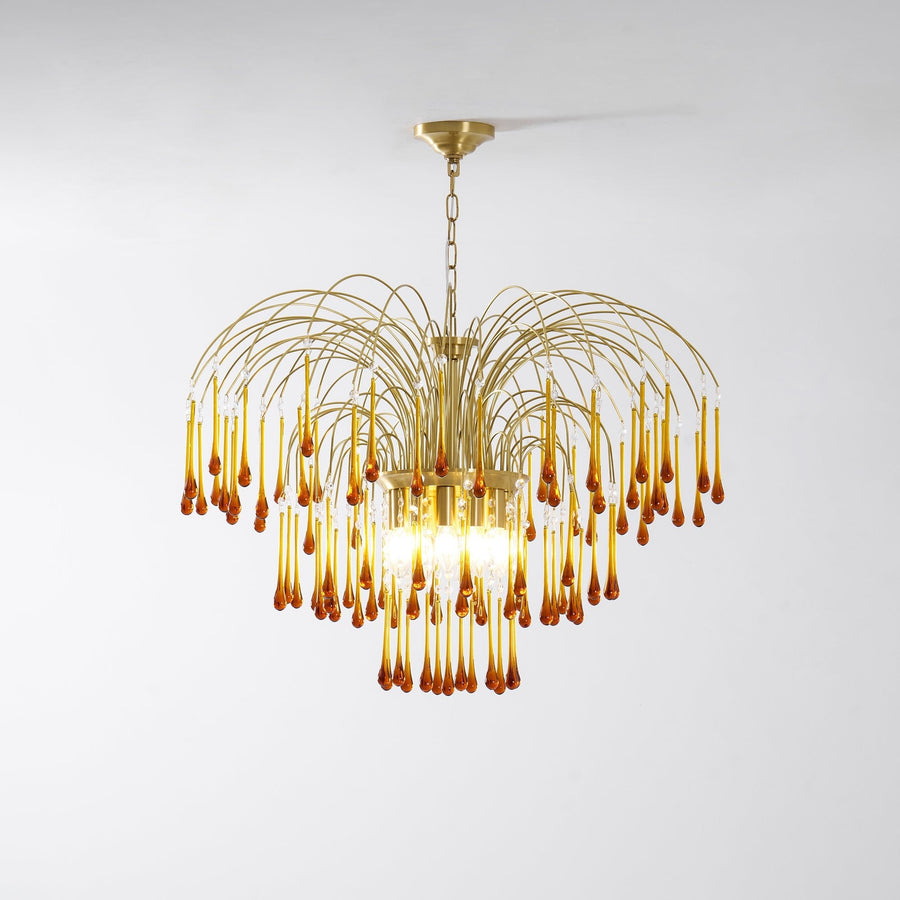 Maltose Crystal Chandelier Lighting Fixture-Lighting > Chandeliers & Pendant Lights-casanuva-casanuva