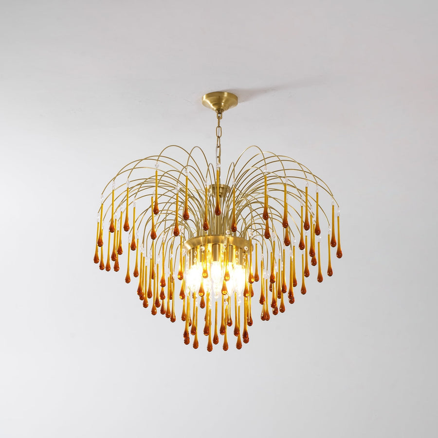 Maltose Crystal Chandelier Lighting Fixture-Lighting > Chandeliers & Pendant Lights-casanuva-casanuva