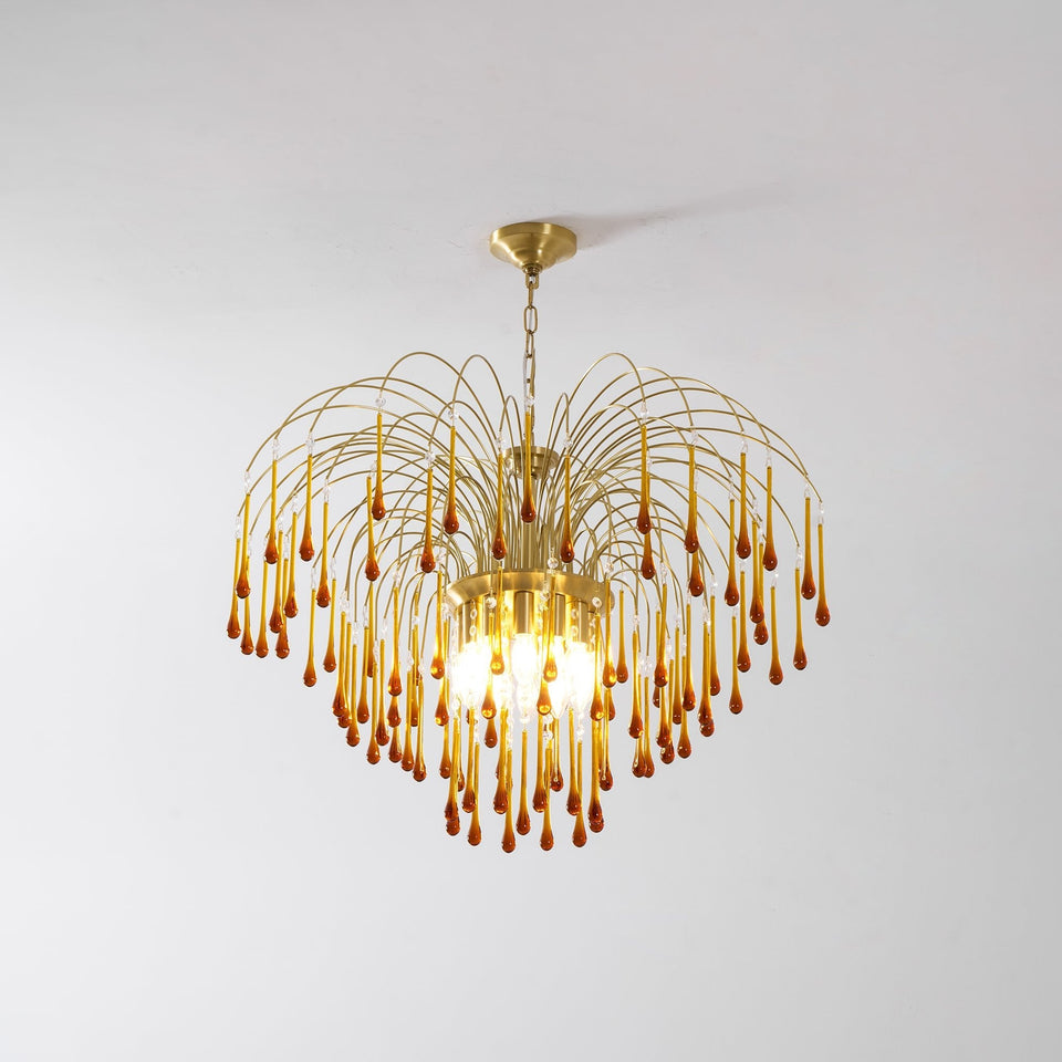 Maltose Crystal Chandelier Lighting Fixture-Lighting > Chandeliers & Pendant Lights-casanuva-casanuva