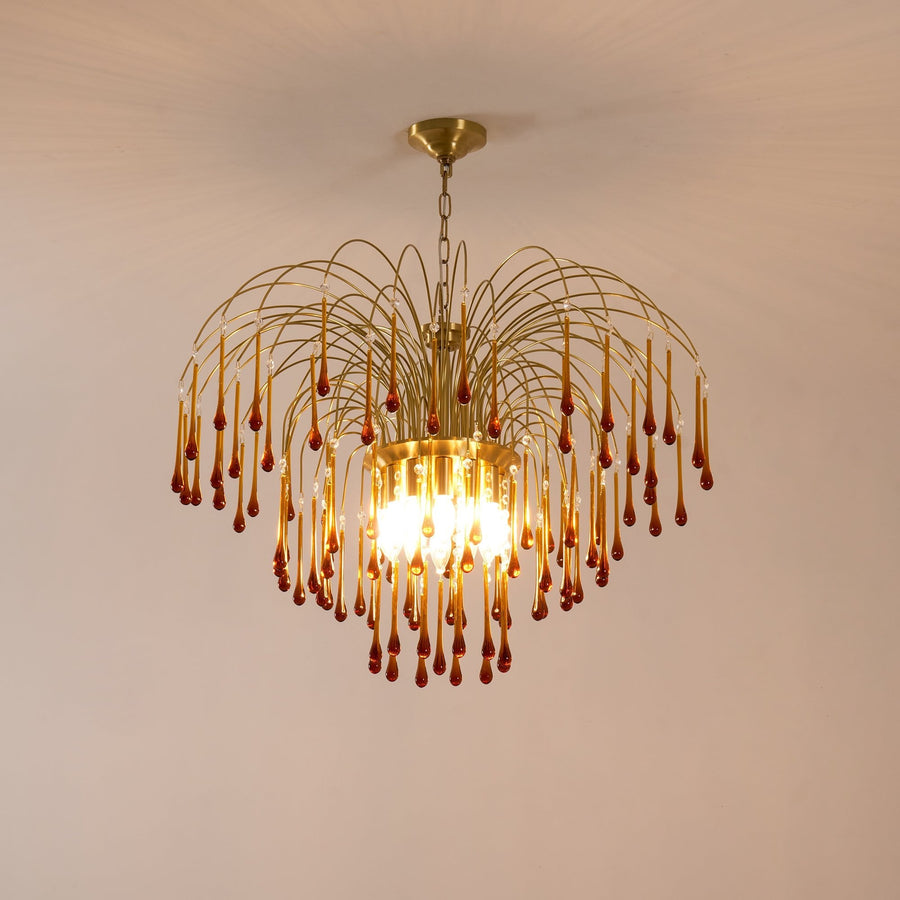 Maltose Crystal Chandelier Lighting Fixture-Lighting > Chandeliers & Pendant Lights-casanuva-casanuva