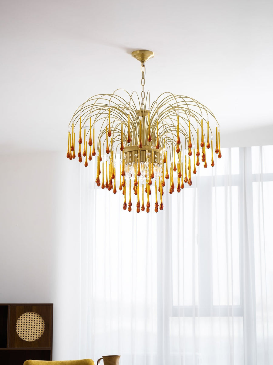 Maltose Crystal Chandelier Lighting Fixture-Lighting > Chandeliers & Pendant Lights-casanuva-casanuva