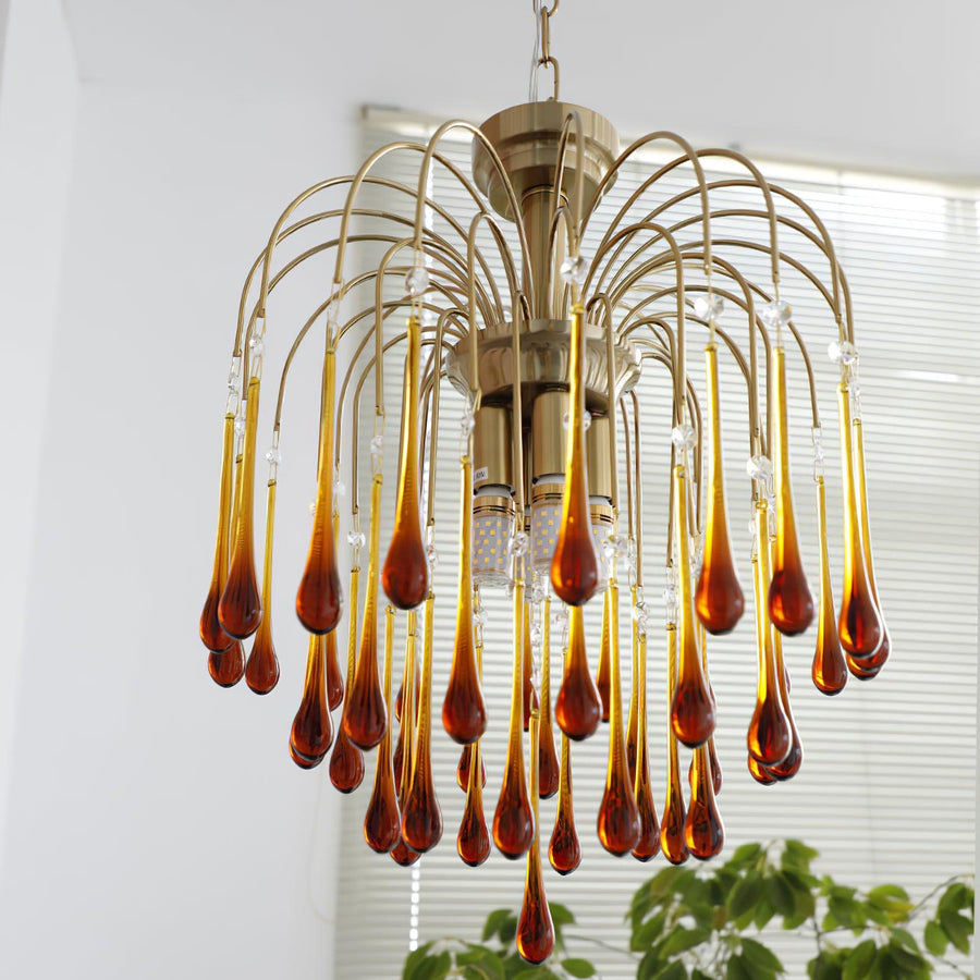 Maltose Crystal Chandelier Lighting Fixture-Lighting > Chandeliers & Pendant Lights-casanuva-casanuva