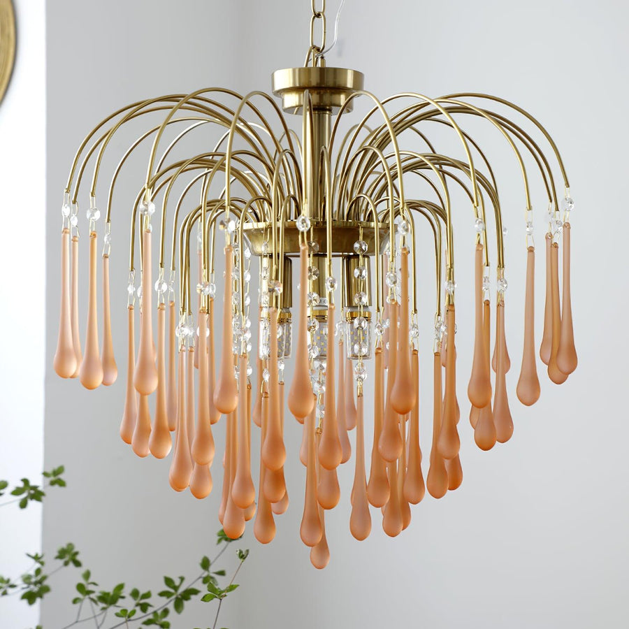 Maltose Crystal Chandelier Lighting Fixture-Lighting > Chandeliers & Pendant Lights-casanuva-casanuva