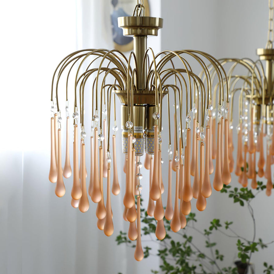 Maltose Crystal Chandelier Lighting Fixture-Lighting > Chandeliers & Pendant Lights-casanuva-casanuva
