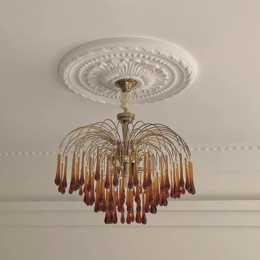 Maltose Crystal Chandelier Lighting Fixture-Lighting > Chandeliers & Pendant Lights-casanuva-casanuva