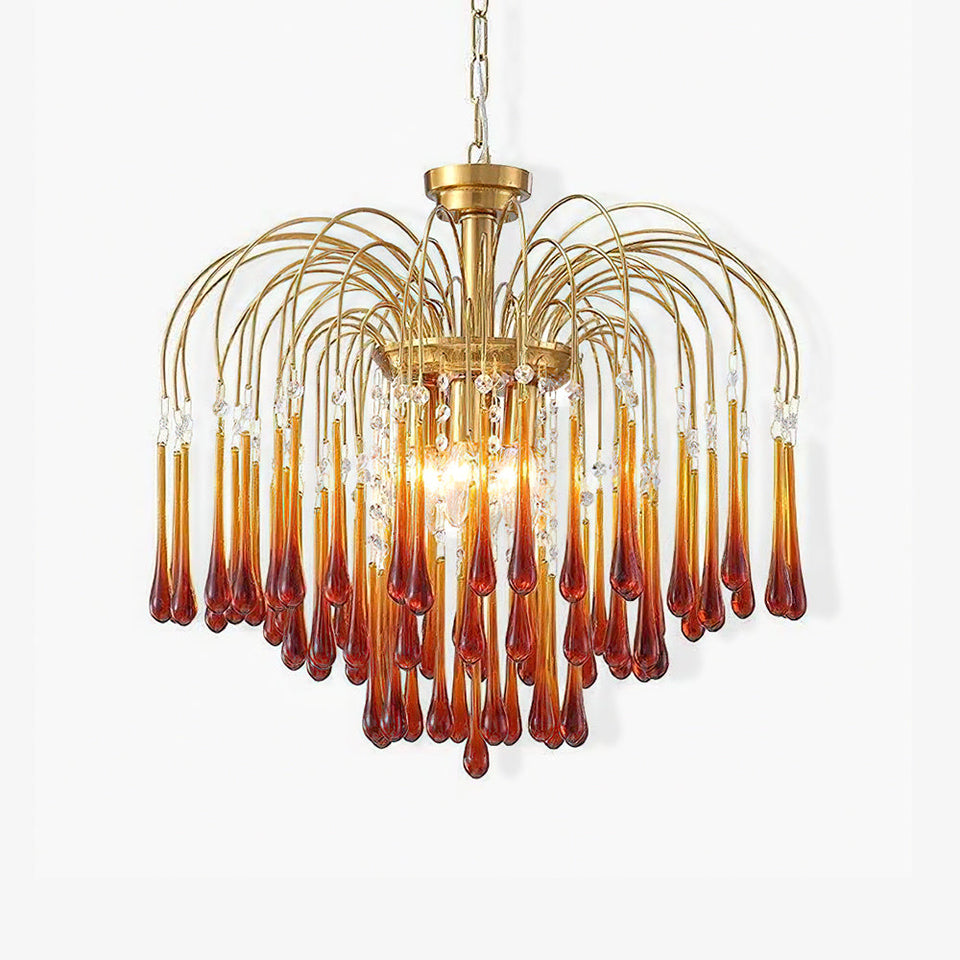 Maltose Crystal Chandelier Lighting Fixture-Lighting > Chandeliers & Pendant Lights-casanuva-casanuva