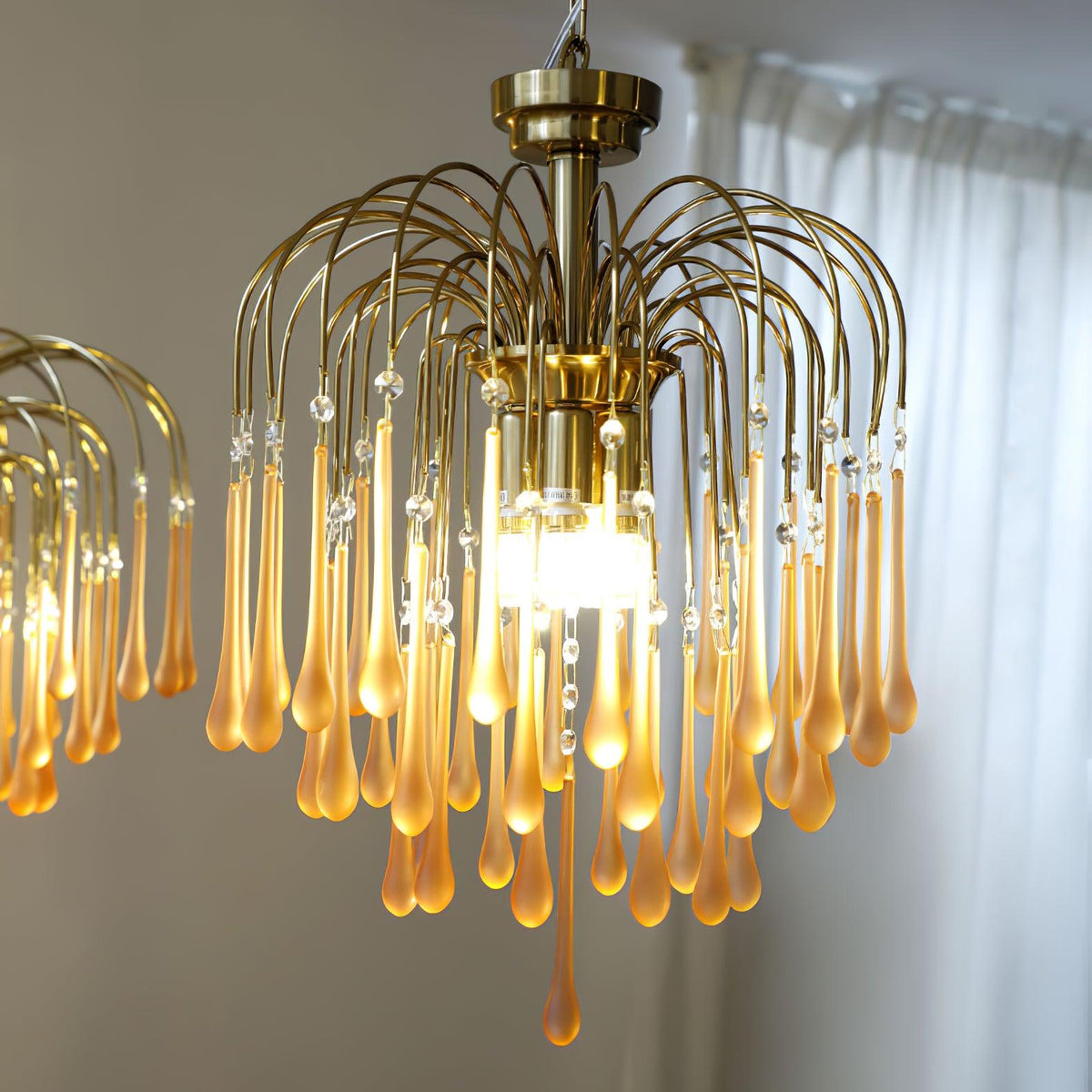 Maltose Crystal Chandelier Lighting Fixture-Lighting > Chandeliers & Pendant Lights-casanuva-casanuva