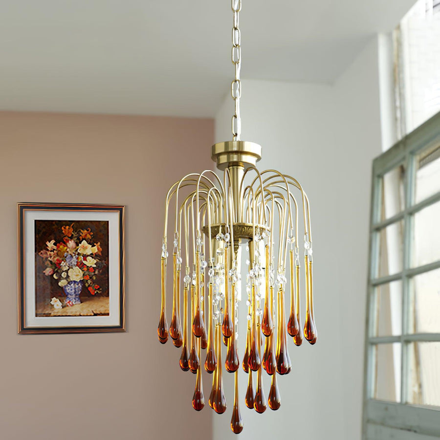 Maltose Crystal Chandelier Lighting Fixture-Lighting > Chandeliers & Pendant Lights-casanuva-casanuva