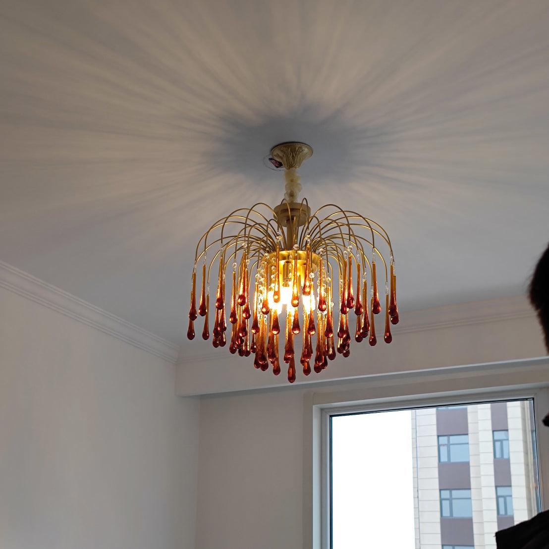Maltose Crystal Chandelier Lighting Fixture-Lighting > Chandeliers & Pendant Lights-casanuva-casanuva