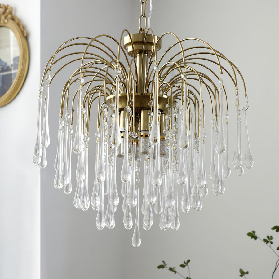 Maltose Crystal Chandelier Lighting Fixture-Lighting > Chandeliers & Pendant Lights-casanuva-casanuva