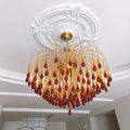 Maltose Crystal Chandelier Lighting Fixture-Lighting > Chandeliers & Pendant Lights-casanuva-casanuva
