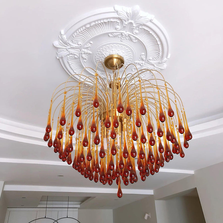 Maltose Crystal Chandelier Lighting Fixture-Lighting > Chandeliers & Pendant Lights-casanuva-casanuva