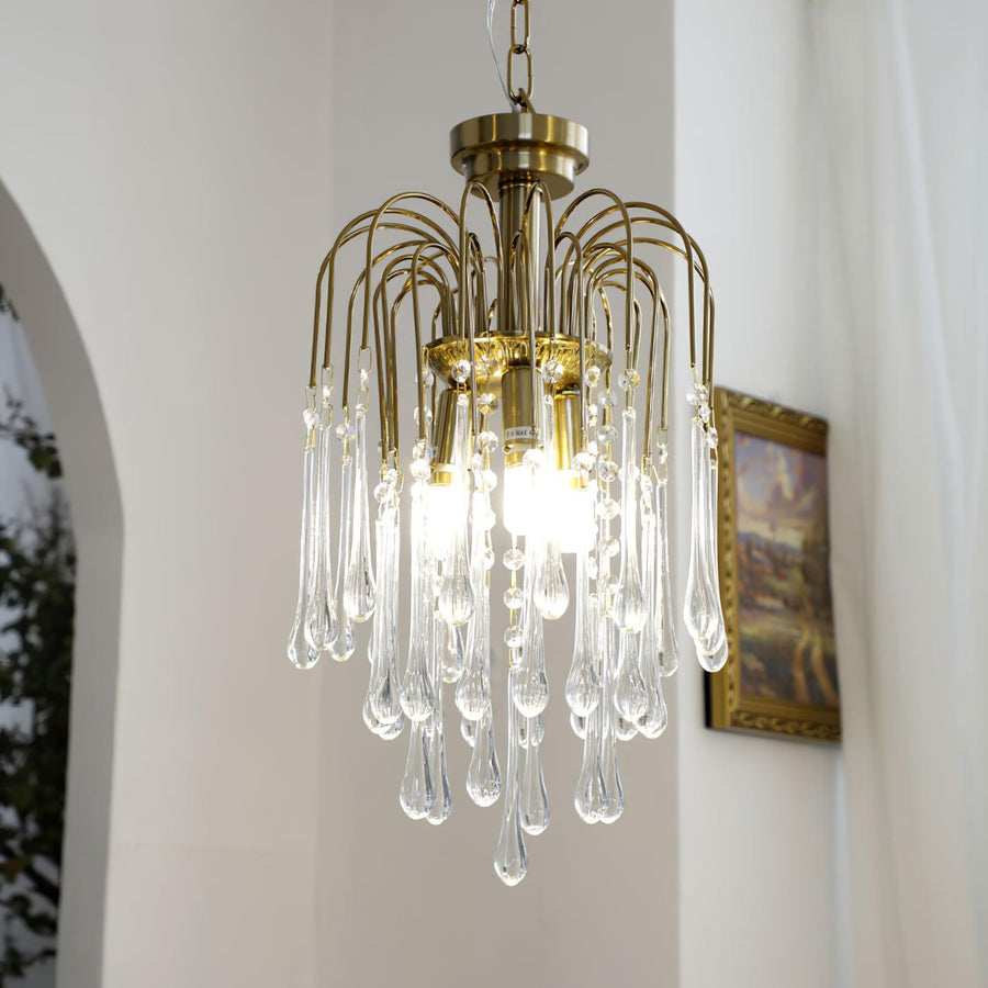 Maltose Crystal Chandelier Lighting Fixture-Lighting > Chandeliers & Pendant Lights-casanuva-casanuva