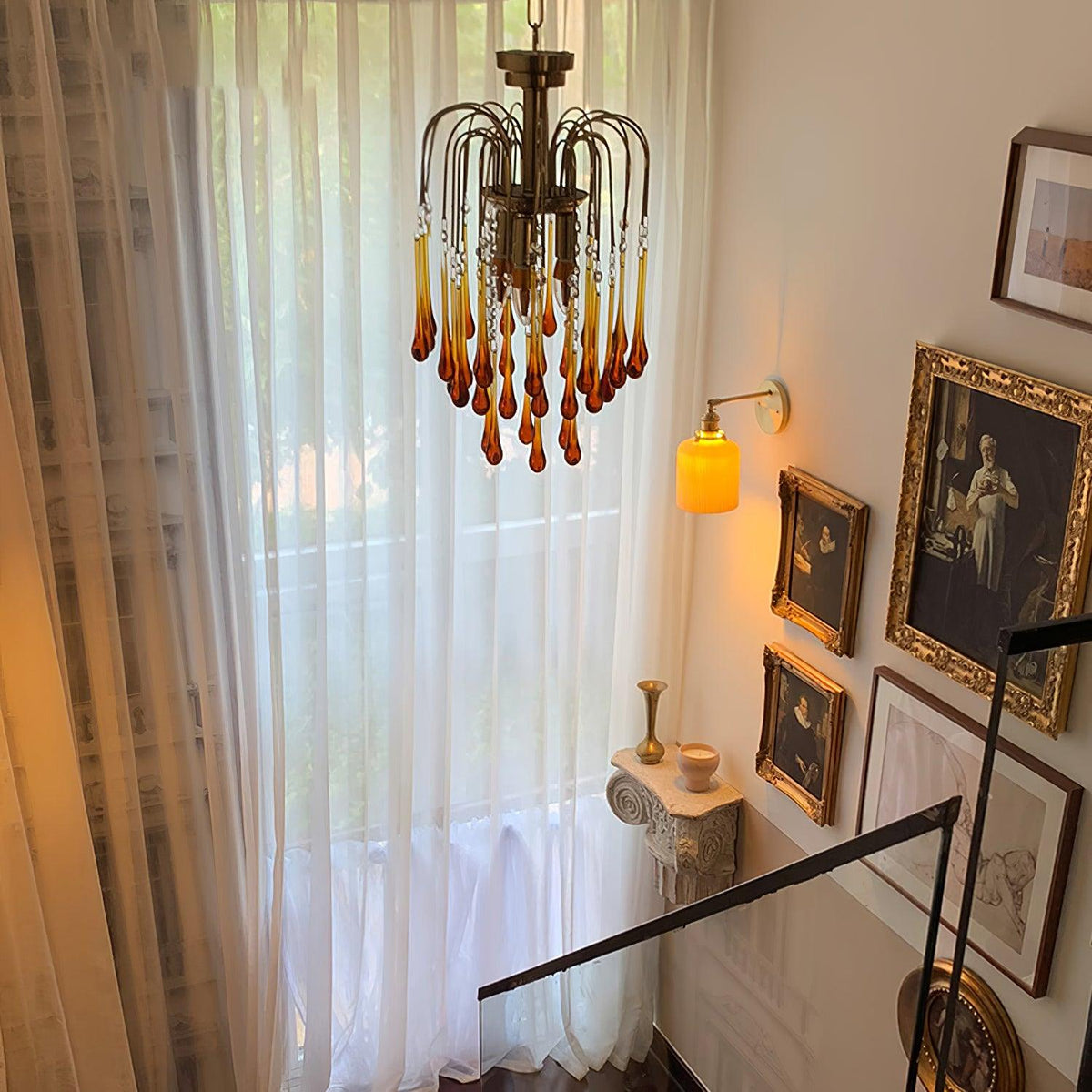 Maltose Crystal Chandelier Lighting Fixture-Lighting > Chandeliers & Pendant Lights-casanuva-casanuva